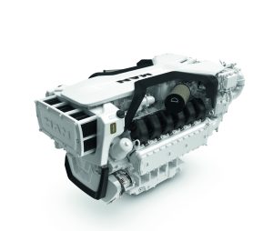 MAN V12X yacht engine