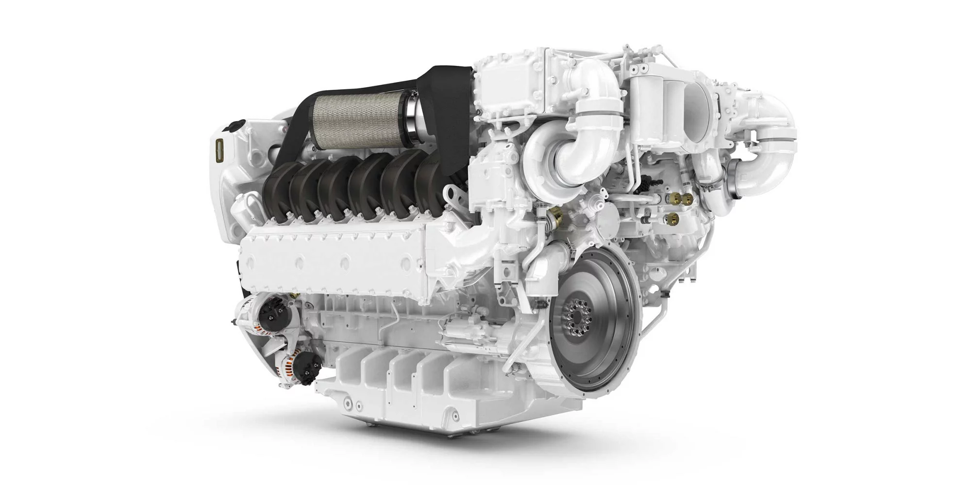 MAN V12X yacht engine